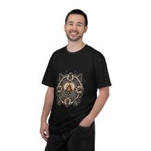 Blackwork Arcade Campfire Compass T-Shirt Graphic