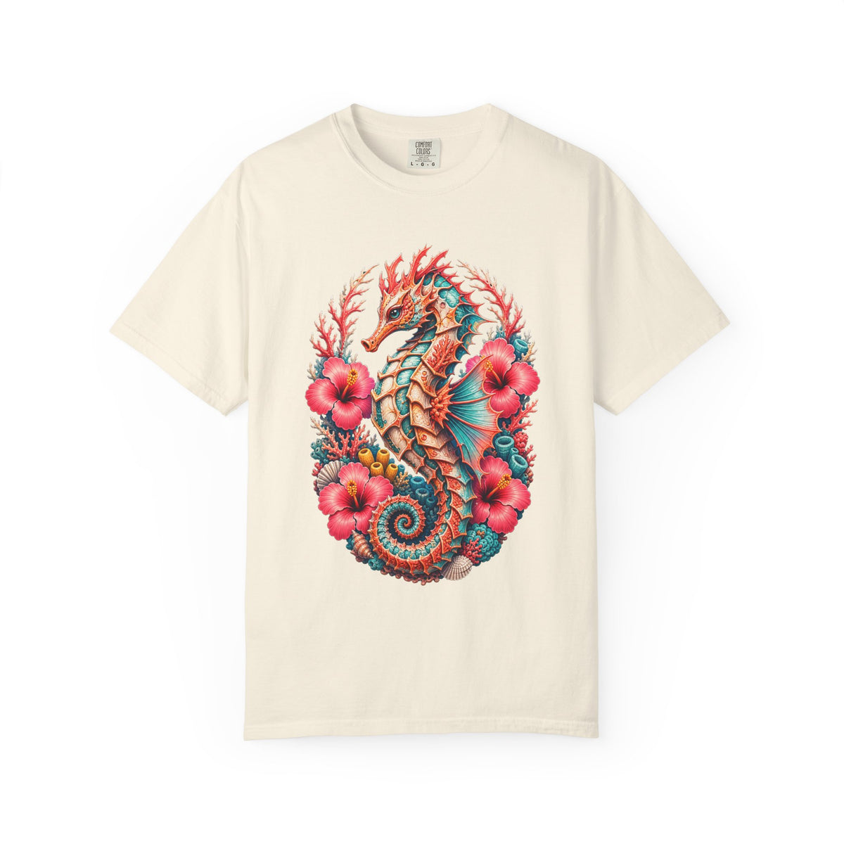 Hibiscus Reef Seahorse Guardian Graphic Tee