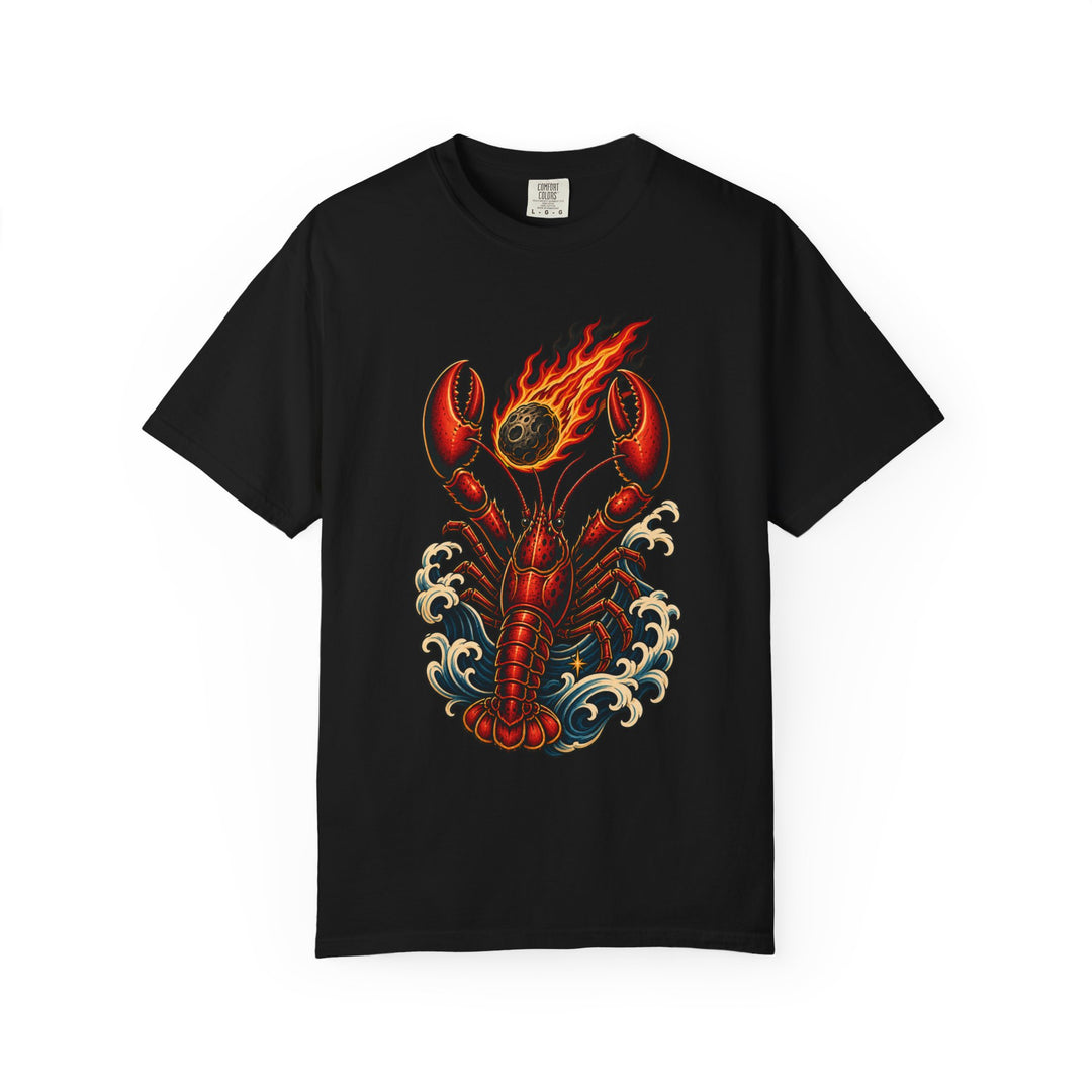Tattoo Flash Meteor Lobster Graphic Tee