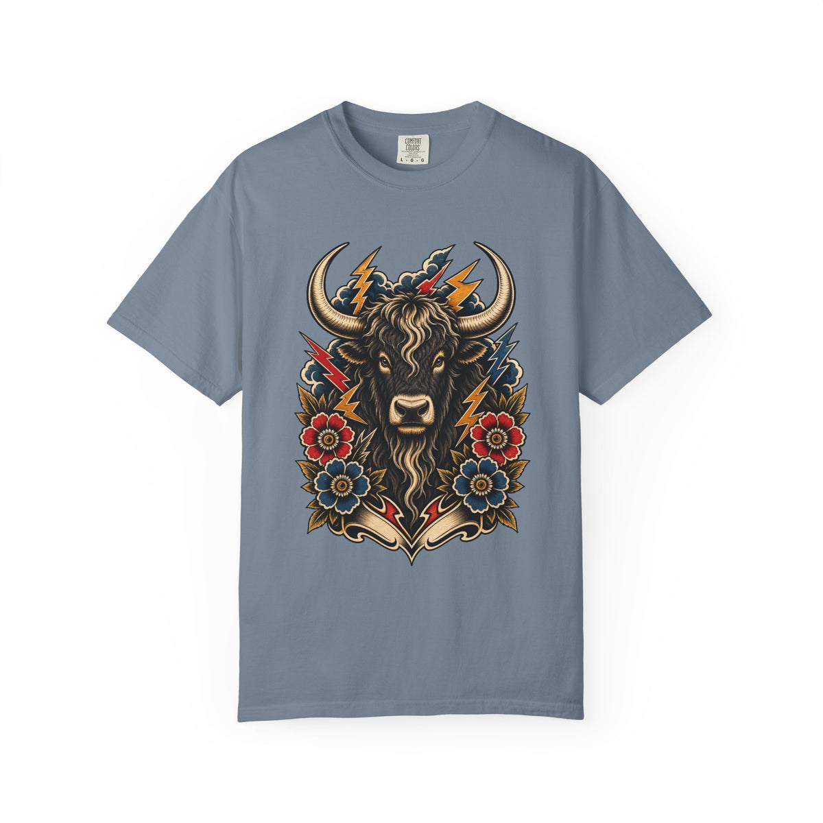 Tattoo Flash Thunder Yak Graphic Tee