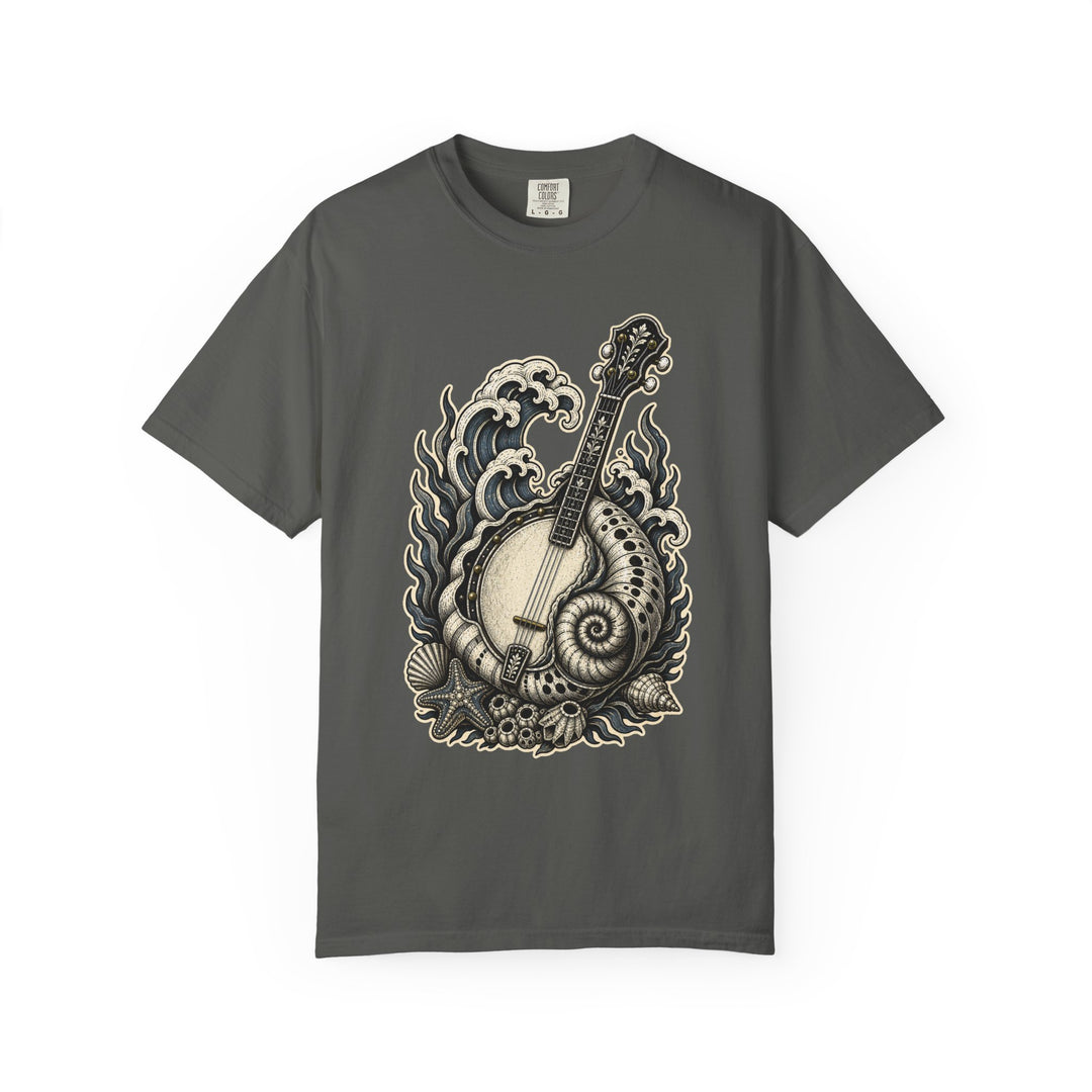 Blackwork Tidepool Banjo Shell T-Shirt Graphic