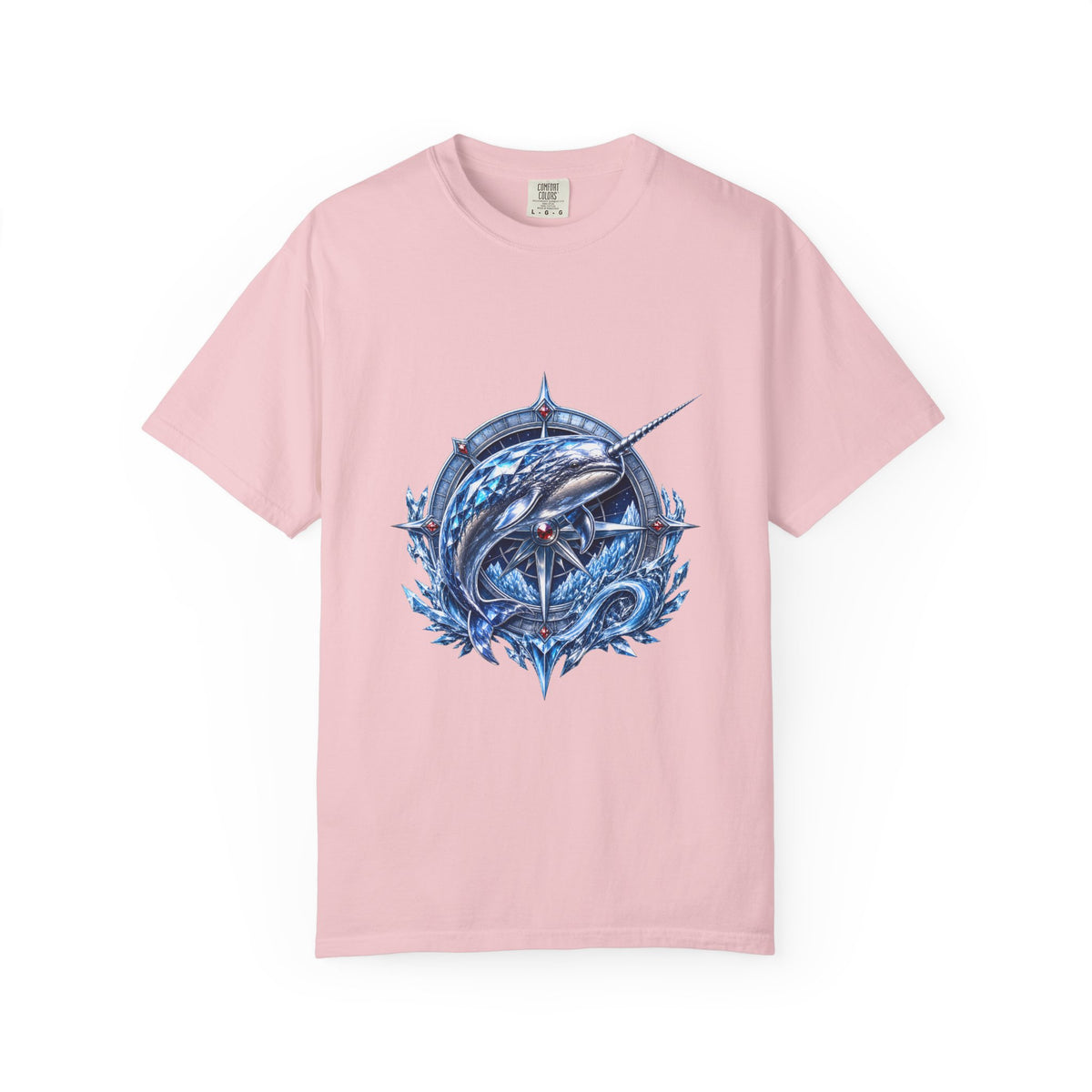 Glacier Chrome Narwhal Compass Graphic Tee