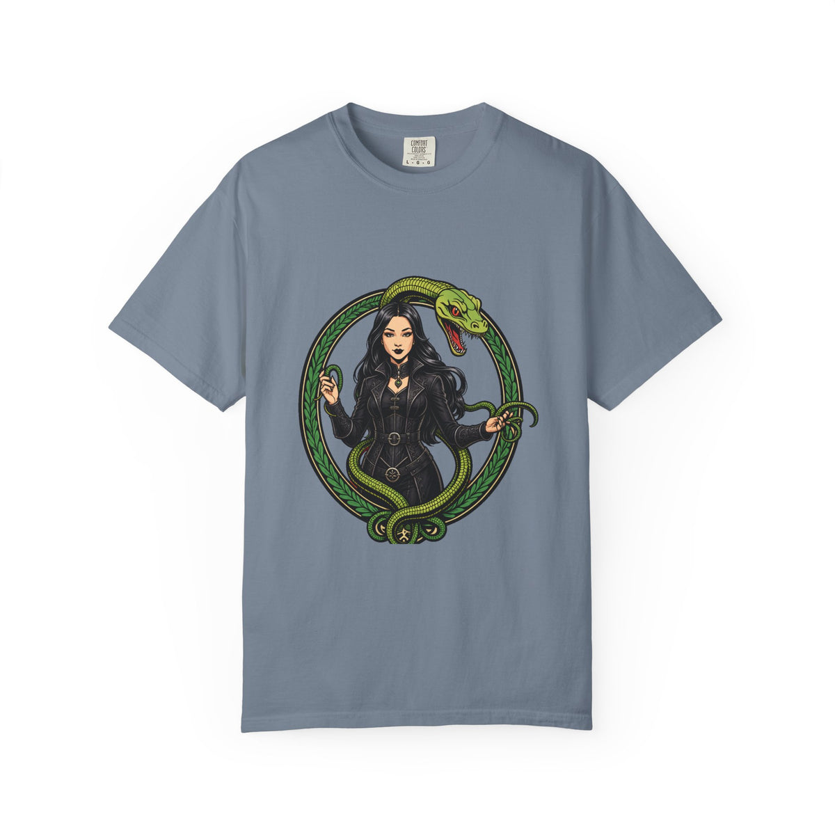 Gothic Serpent Emblem T-Shirt Graphic
