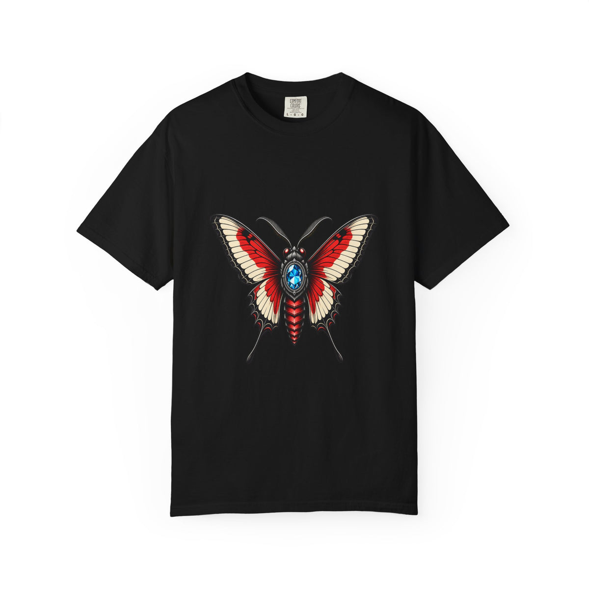 Gemstone Moth Gothic T-Shirt Graphic