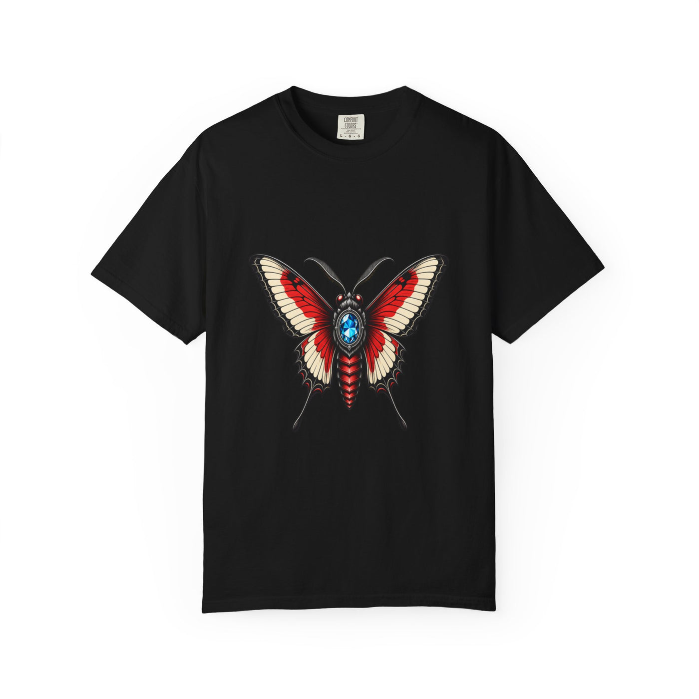 Gemstone Moth Gothic T-Shirt Graphic