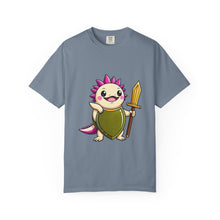 Axolotl Knight Cartoon T-Shirt Graphic