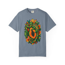 Stained Glass Papaya Chameleon Graphic Tee