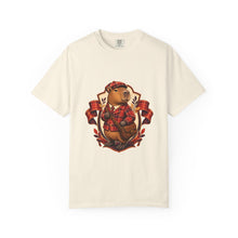 Paprika Plaid Capybara Courier Graphic Tee