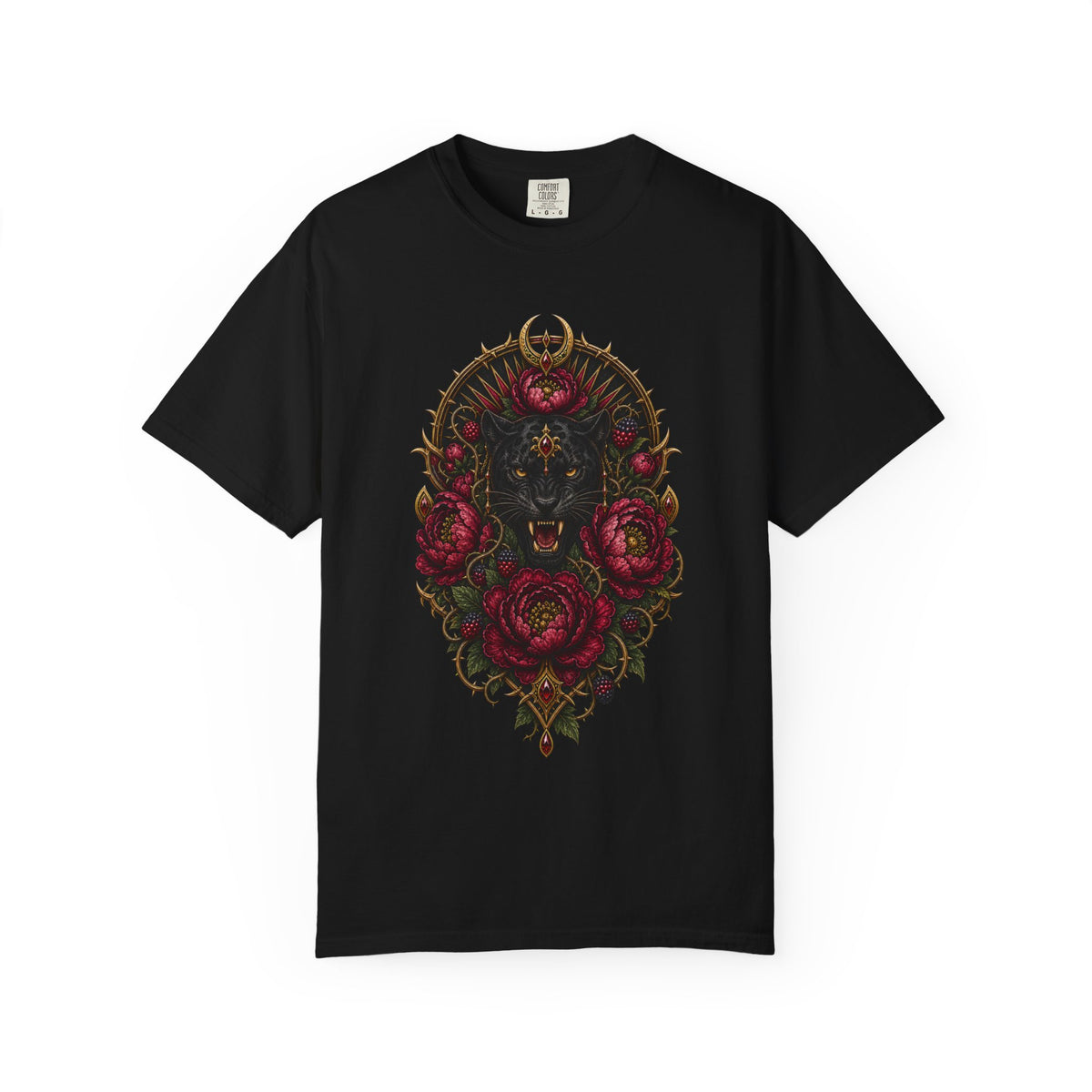 Panther Bloom Totem T-Shirt Graphic