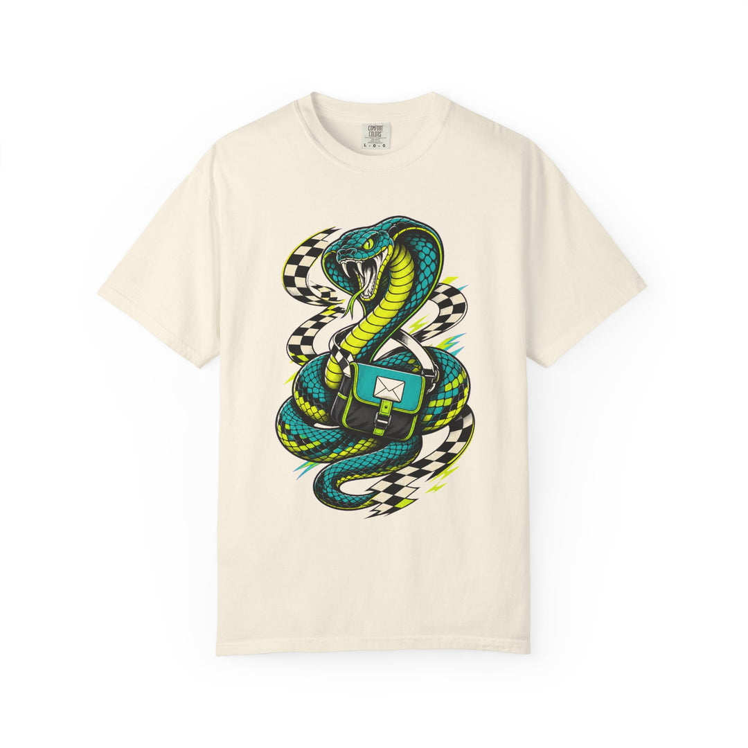 Neon Checker Cobra Courier Graphic Tee