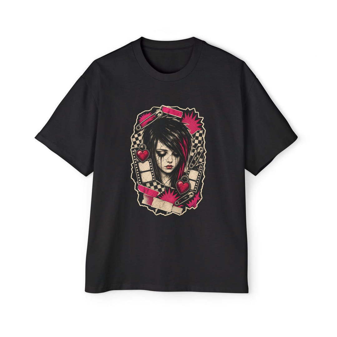Porcelain Feelings Heavy Oversized Emo Tee