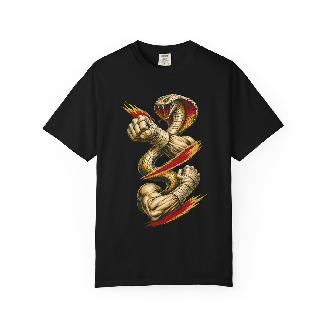 Muay Thai Serpent Guard Fight Poster Tee