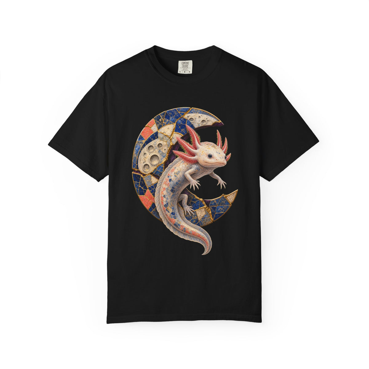 Lunar Axolotl Mosaic Relic Graphic Tee