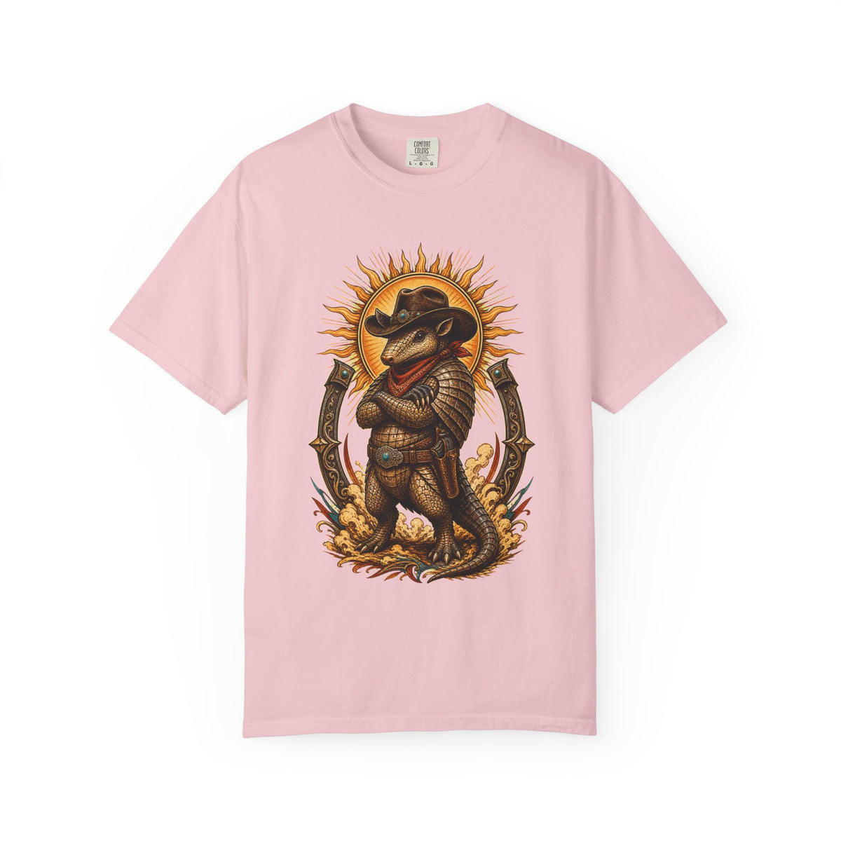 Solar Cowboy Armadillo T-Shirt Graphic