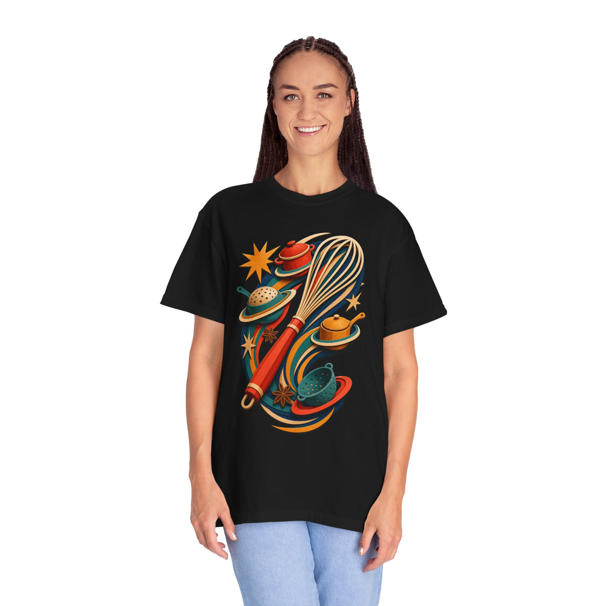 Paper Cut Kitchen Comet Whisk T-Shirt Graphic