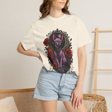 Gothic Poppy Sphinx Cat Graphic Tee