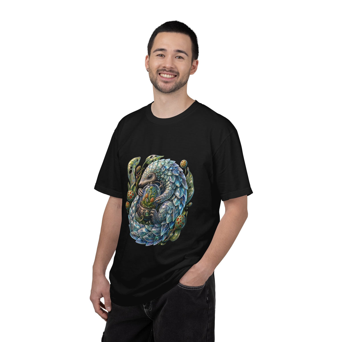 Aliencore Glass Pangolin Graphic Tee