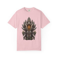 Brutalist Concrete Lotus Mech T-Shirt Graphic