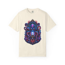 Neon Reef Octopus Shrine T-Shirt Graphic