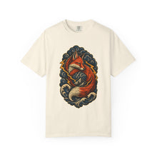 Woodcut Storm Fox Graphic Tee