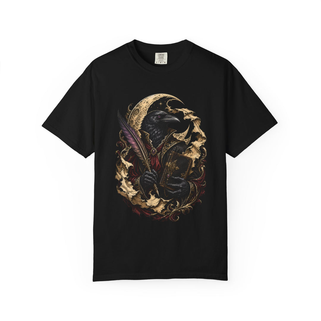 Raven Poet Archivist Gothic T-Shirt Graphic