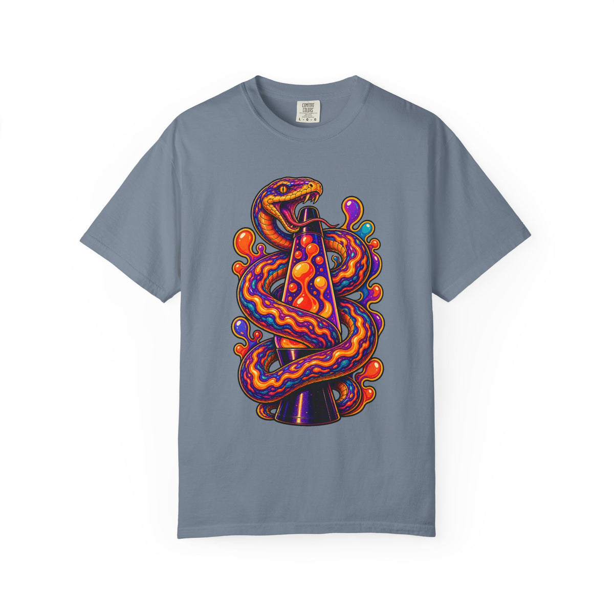 Psychedelic Lava Lamp Serpent T-Shirt Graphic