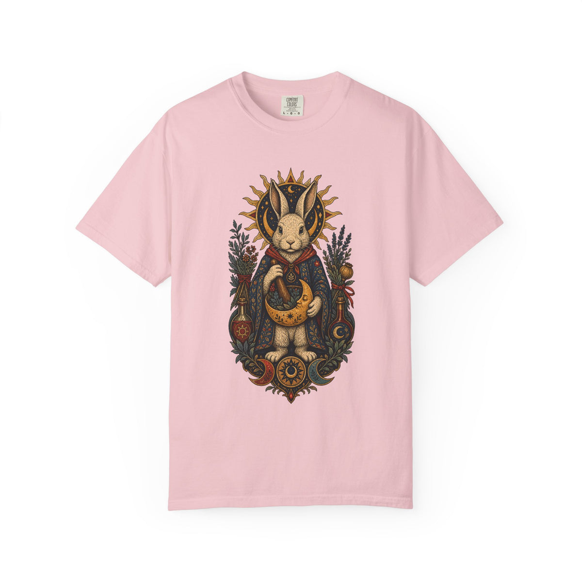 Folk Moon Rabbit Alchemist Graphic Tee