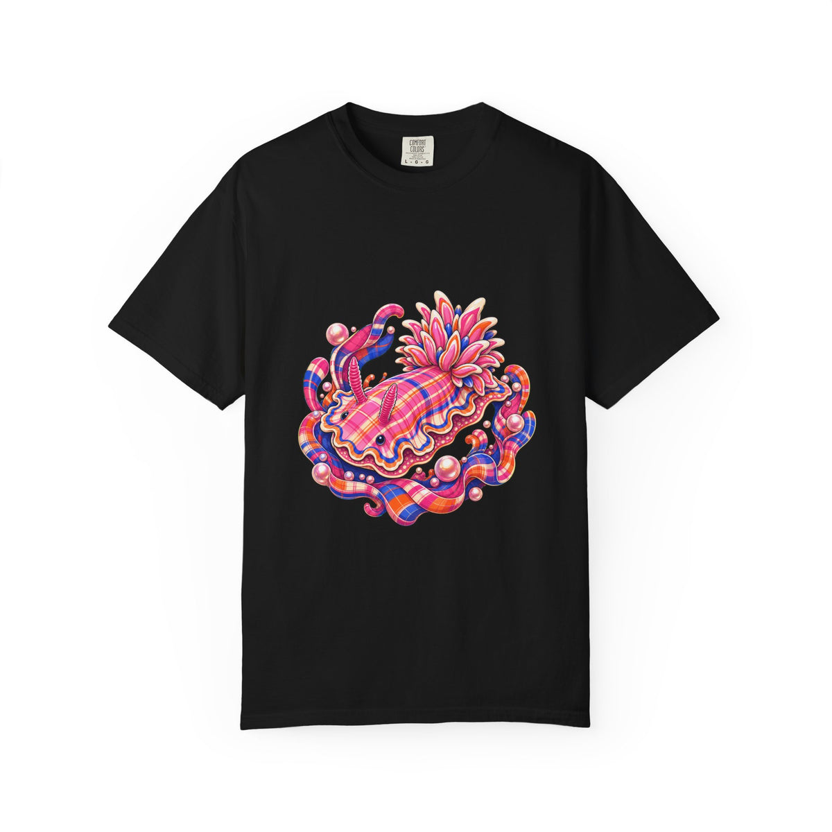 Candy Plaid Sea Slug Graphic Tee