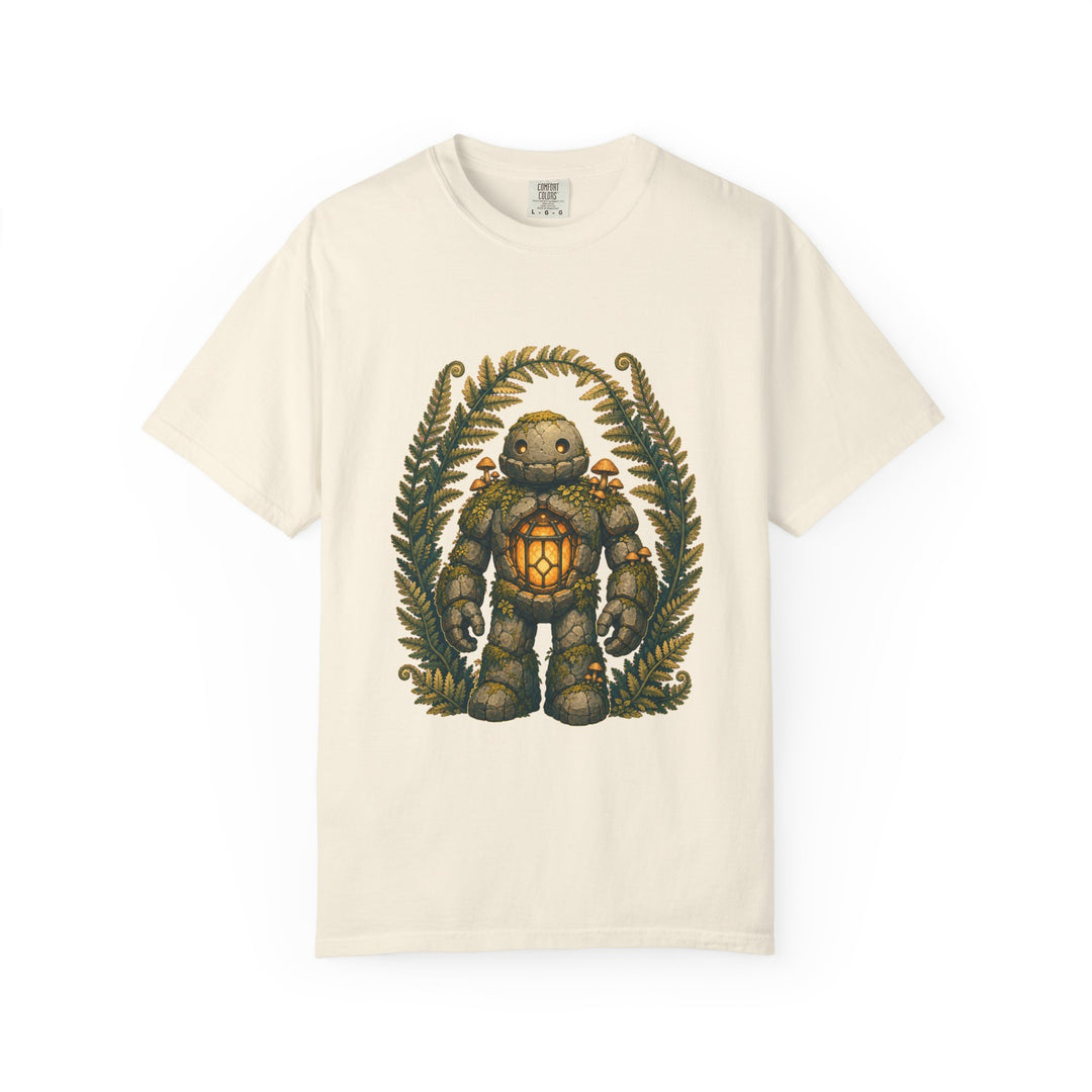Moss Lantern Golem Solarpunk Graphic Tee
