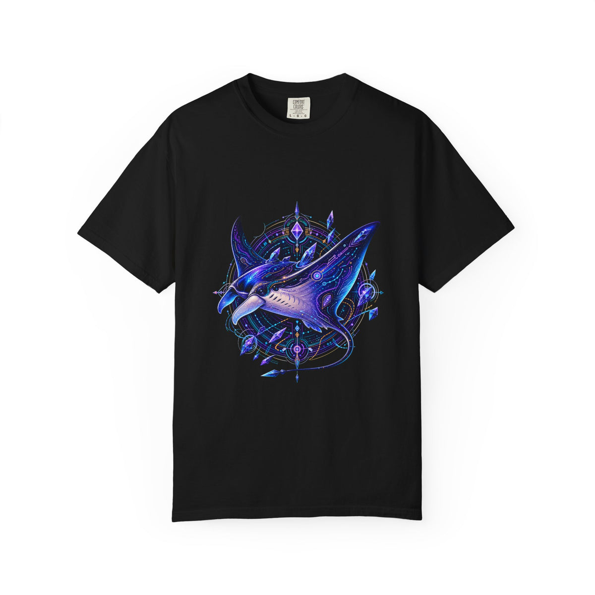 Cyber Sigil Manta Ray T-Shirt Graphic