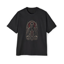 Raven Eclipse Cathedral Heavy Oversized Gothic Tee