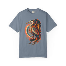 Deck-Stripe Volcano Heron Graphic Tee