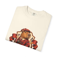 Paprika Plaid Capybara Courier Graphic Tee