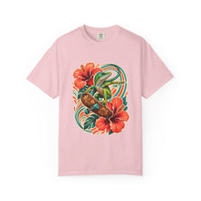 Hibiscus Skateboard Anole T-Shirt Graphic