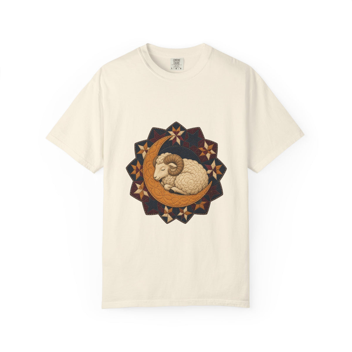 Lunar Wool Sheep Quilt Graphic Tee