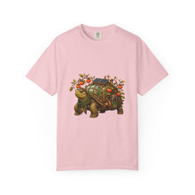 Solarpunk Persimmon Tortoise Graphic Tee