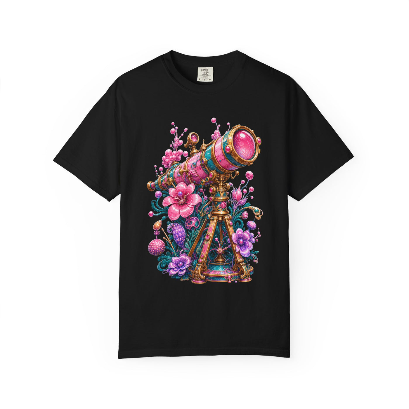 Aliencore Bubblegum Florist Telescope T-Shirt Graphic