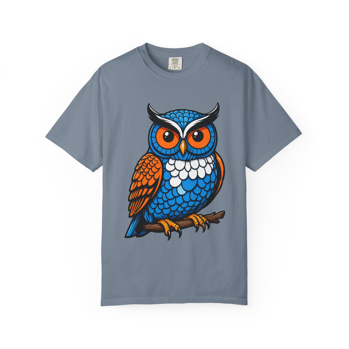 Blue Owl Mascot T-Shirt Graphic