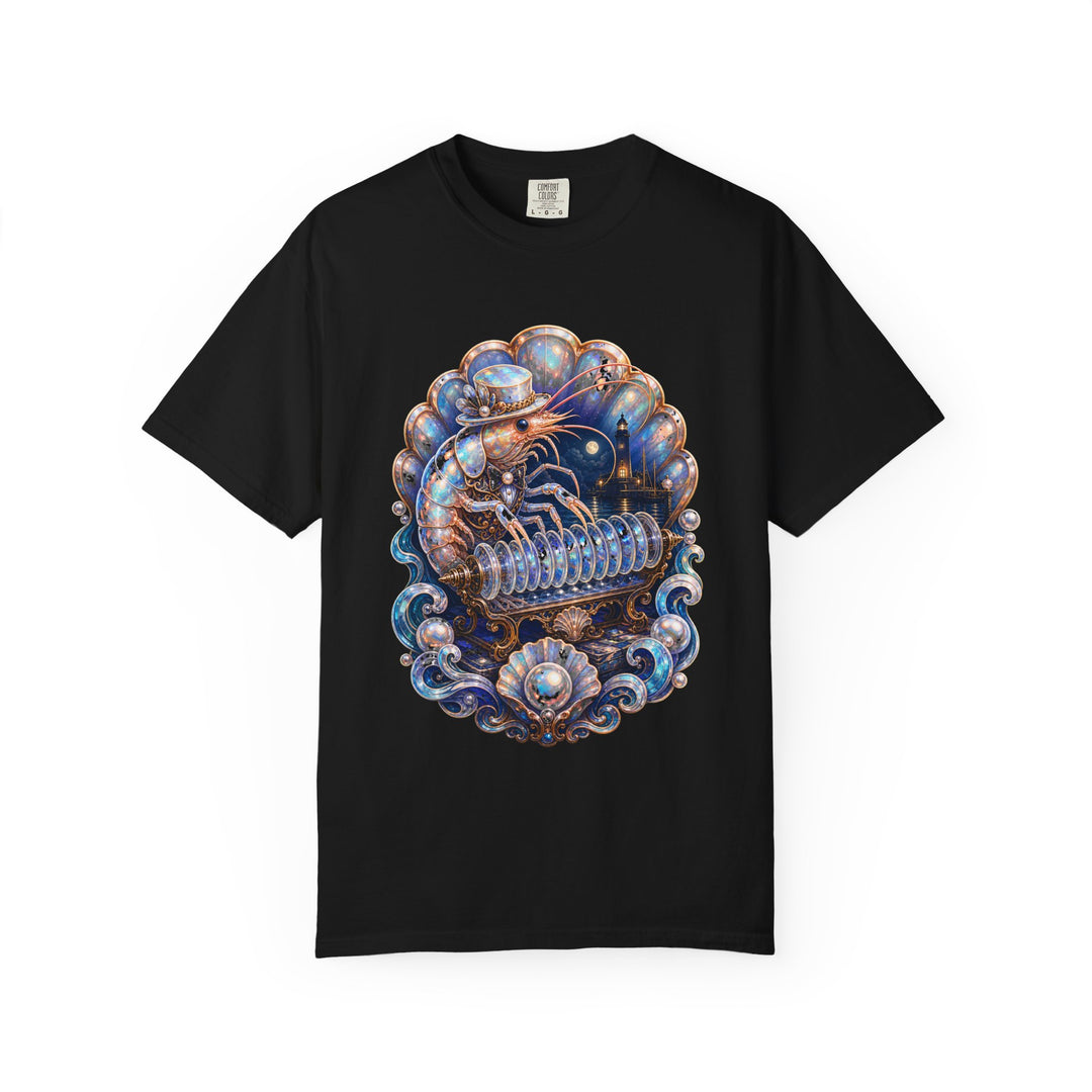 Opal Harbor Glass-Harmonica Shrimp T-Shirt Graphic