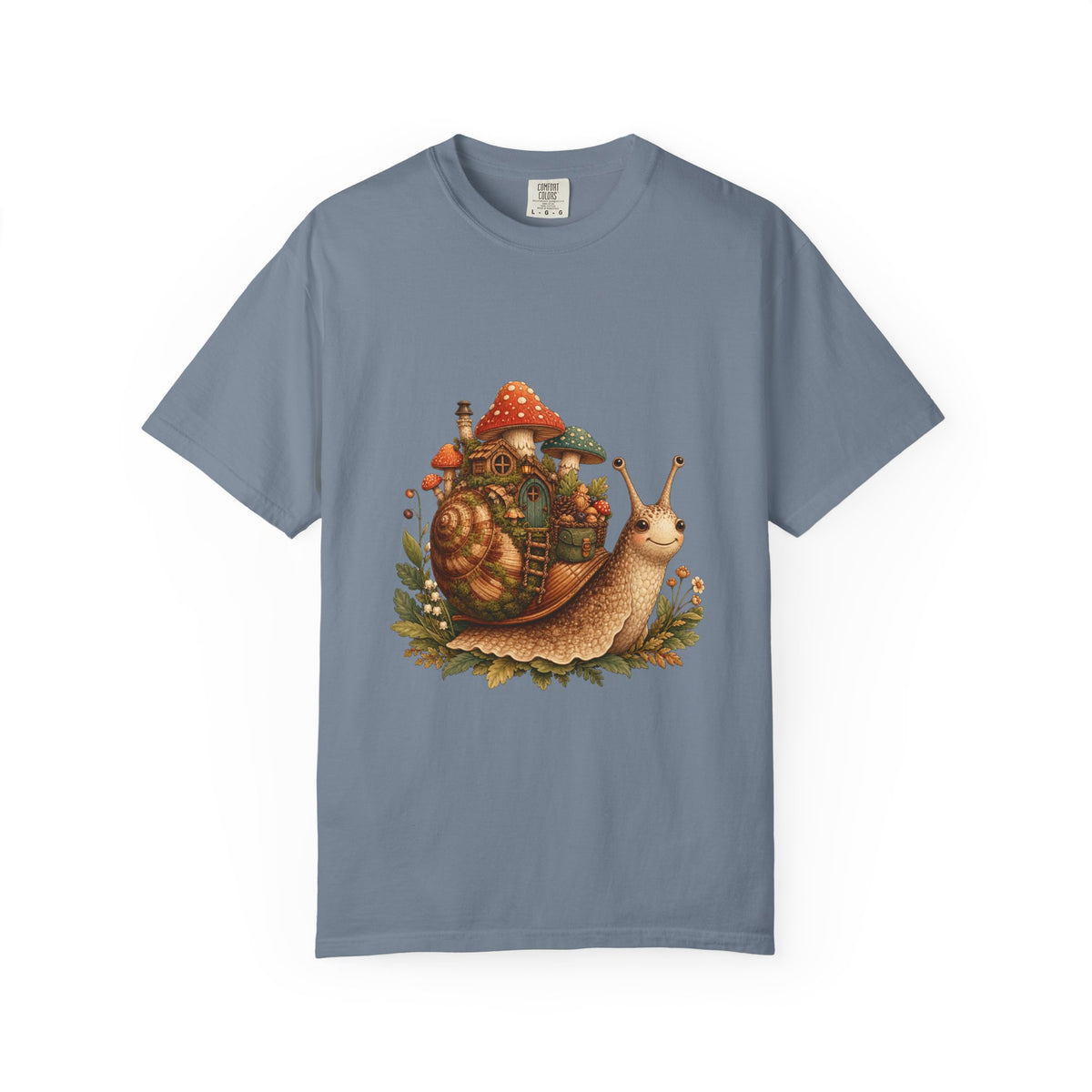Mushroom Snail Caravan Graphic Tee