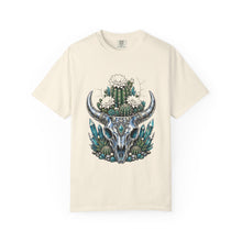 Chrome Cactus Skull Bloom T-Shirt Graphic