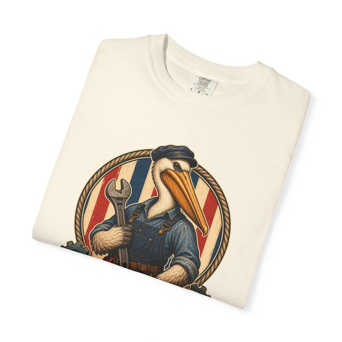 Deck Stripe Pelican Mechanic Graphic Tee