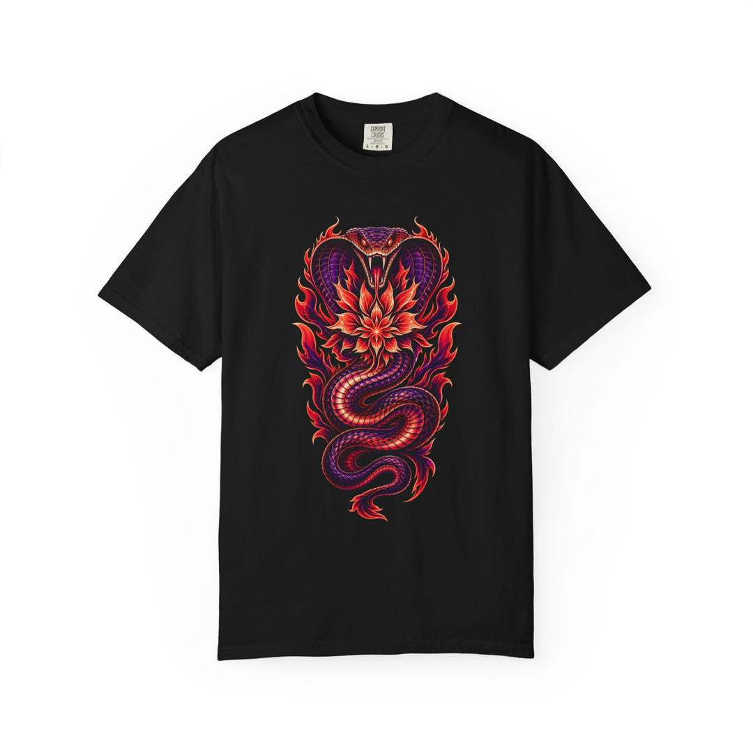 Plasma Cobra Bloom Tattoo Flash Graphic Tee