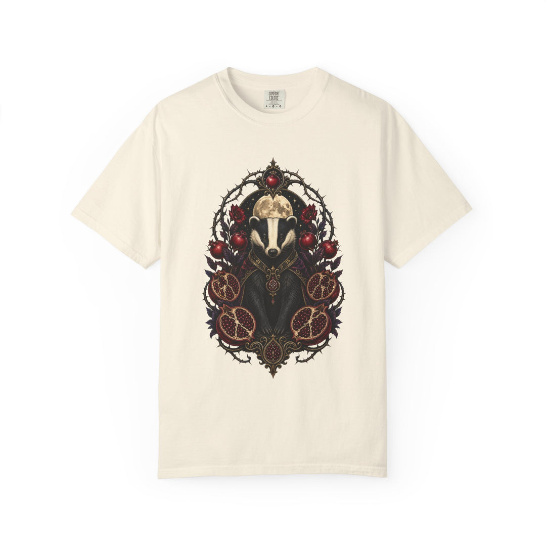 Gothic Pomegranate Badger Graphic Tee