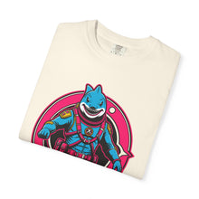 Shark Astronaut Retro Space T-Shirt Graphic