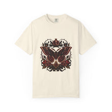 Dark Romantic Pomegranate Moth Graphic Tee