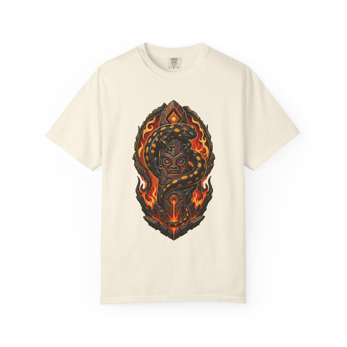 Lava Salamander Totem Graphic Tee