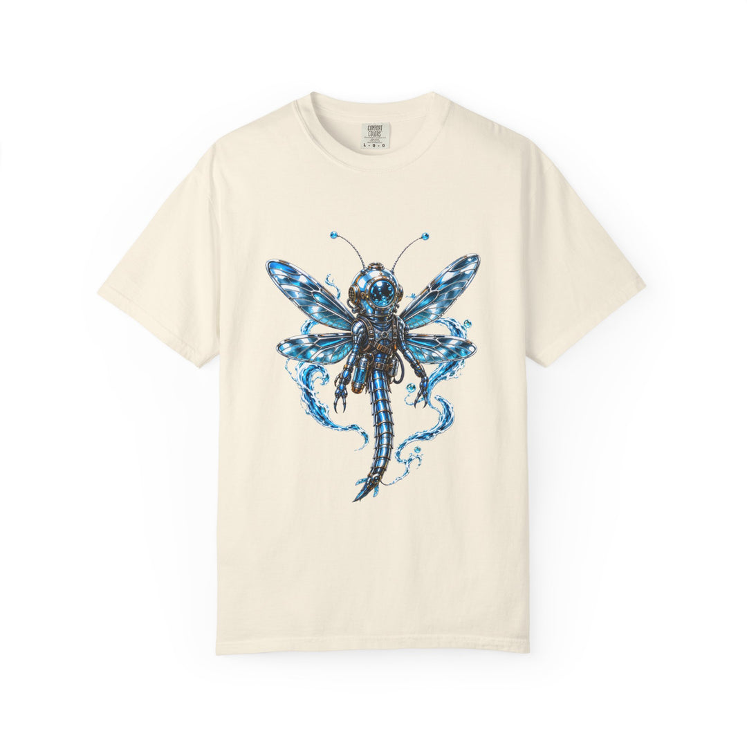 Cerulean Chrome Dragonfly Diver Graphic Tee