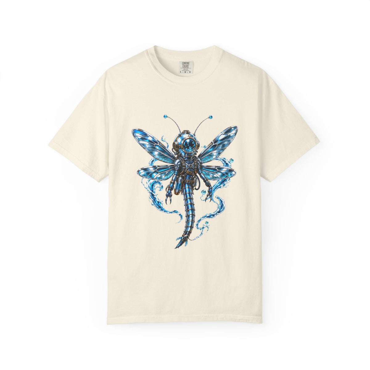Cerulean Chrome Dragonfly Diver Graphic Tee