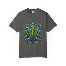 Retro Futurist Praying Mantis DJ Graphic Tee